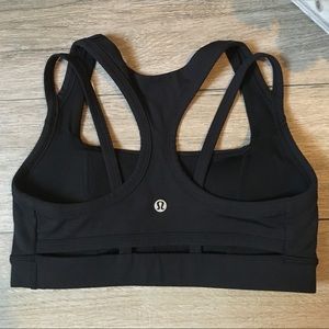 Lululemon black sports bra
